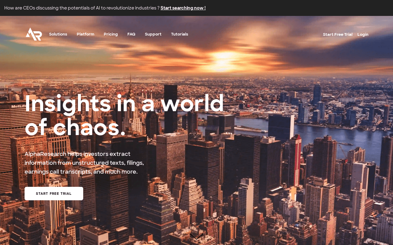 AlphaResearch screenshot 1