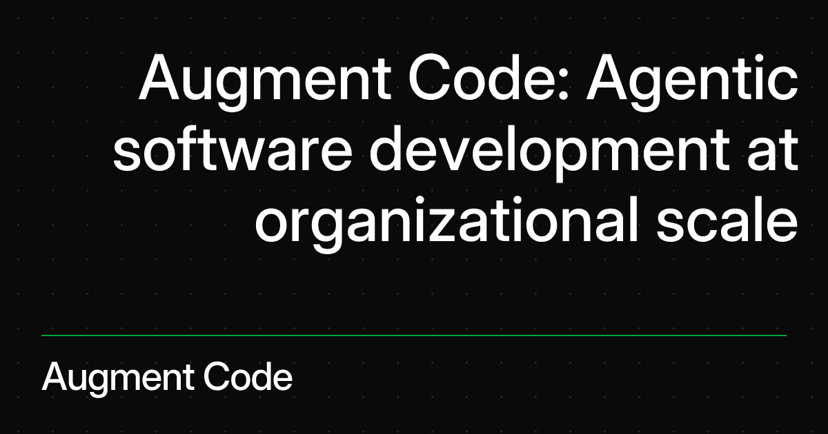 Augment Code screenshot 1