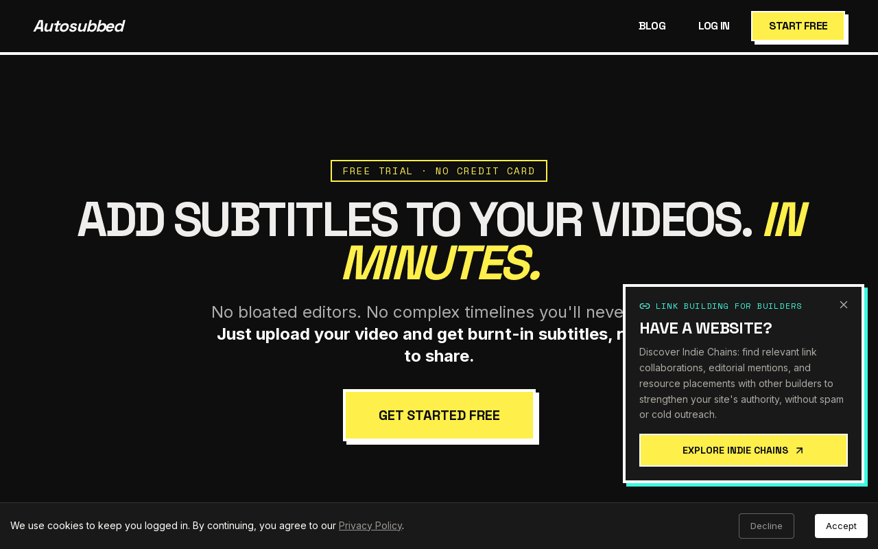 Autosubbed screenshot 1