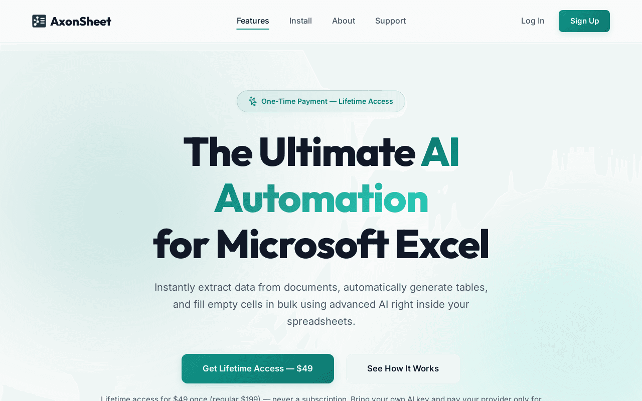 AxonSheet screenshot 1