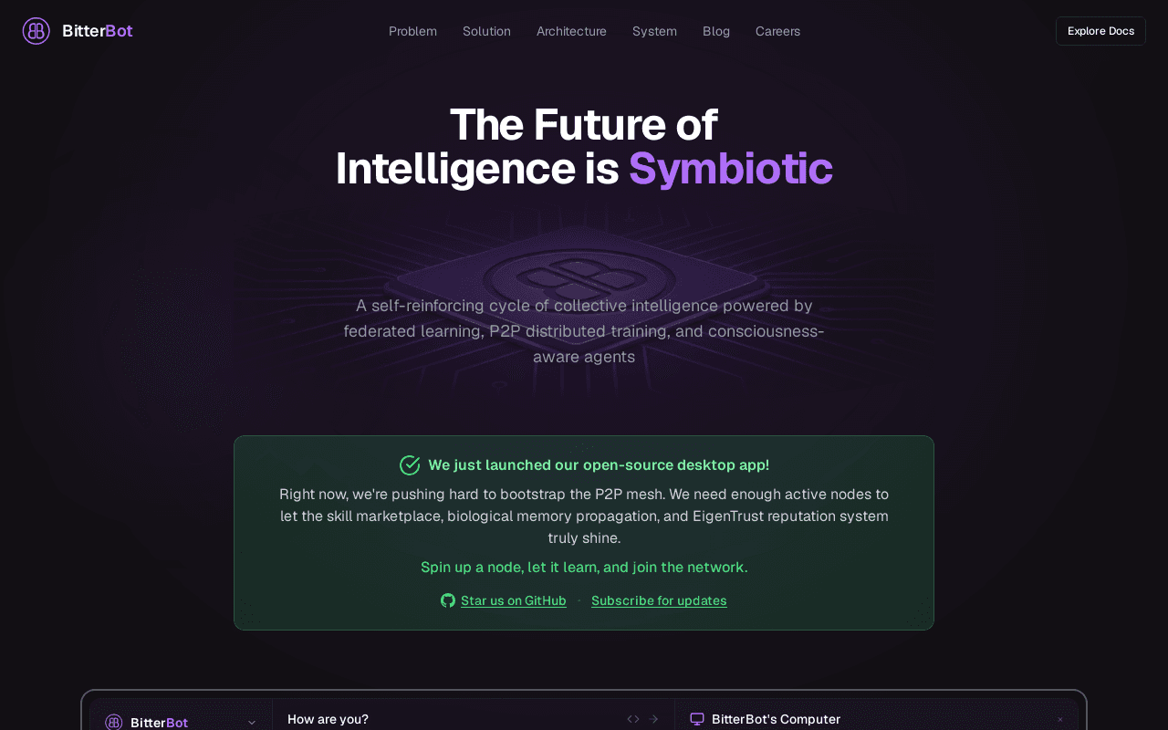 Bitterbot AI screenshot 1