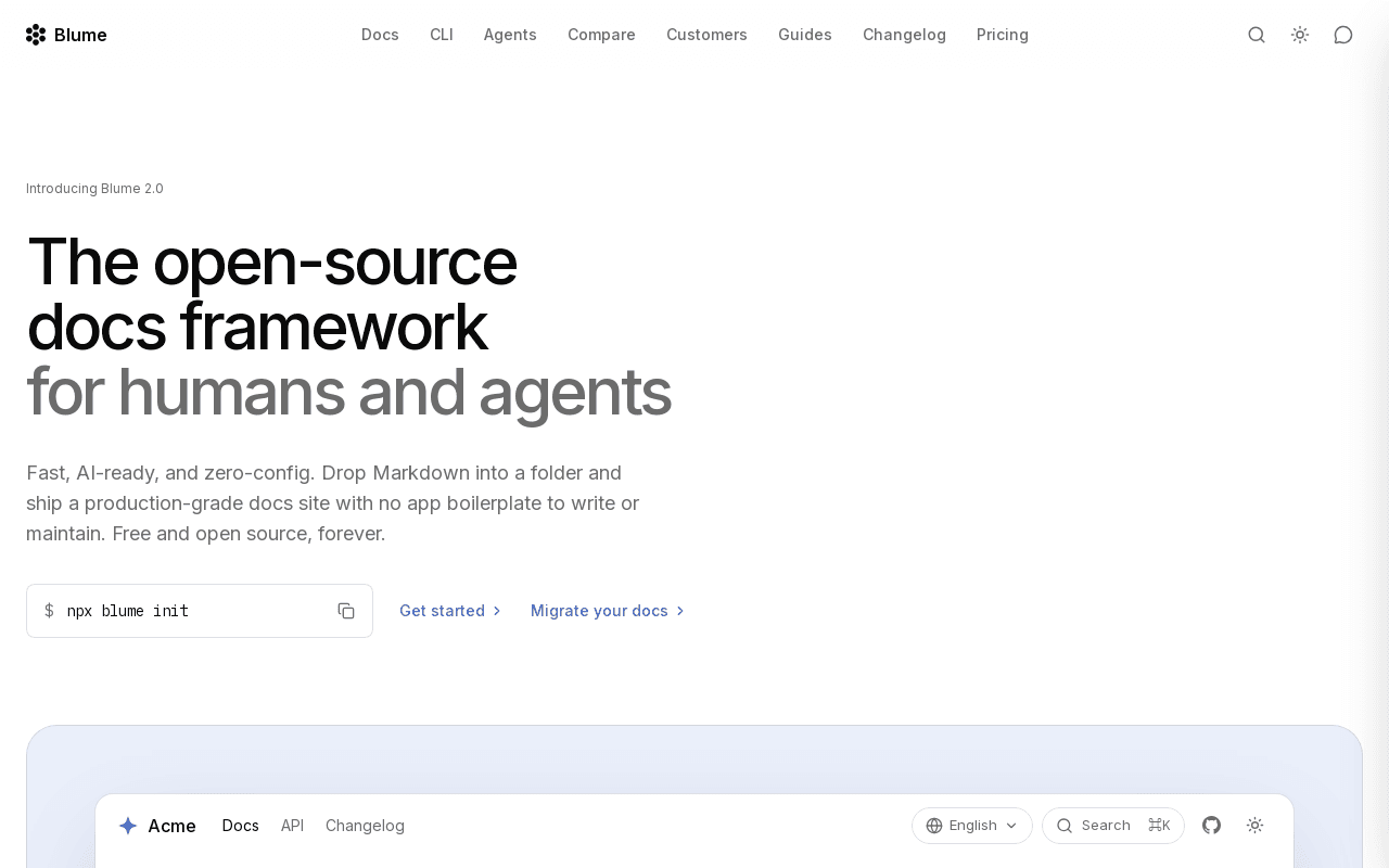 Blume screenshot 1