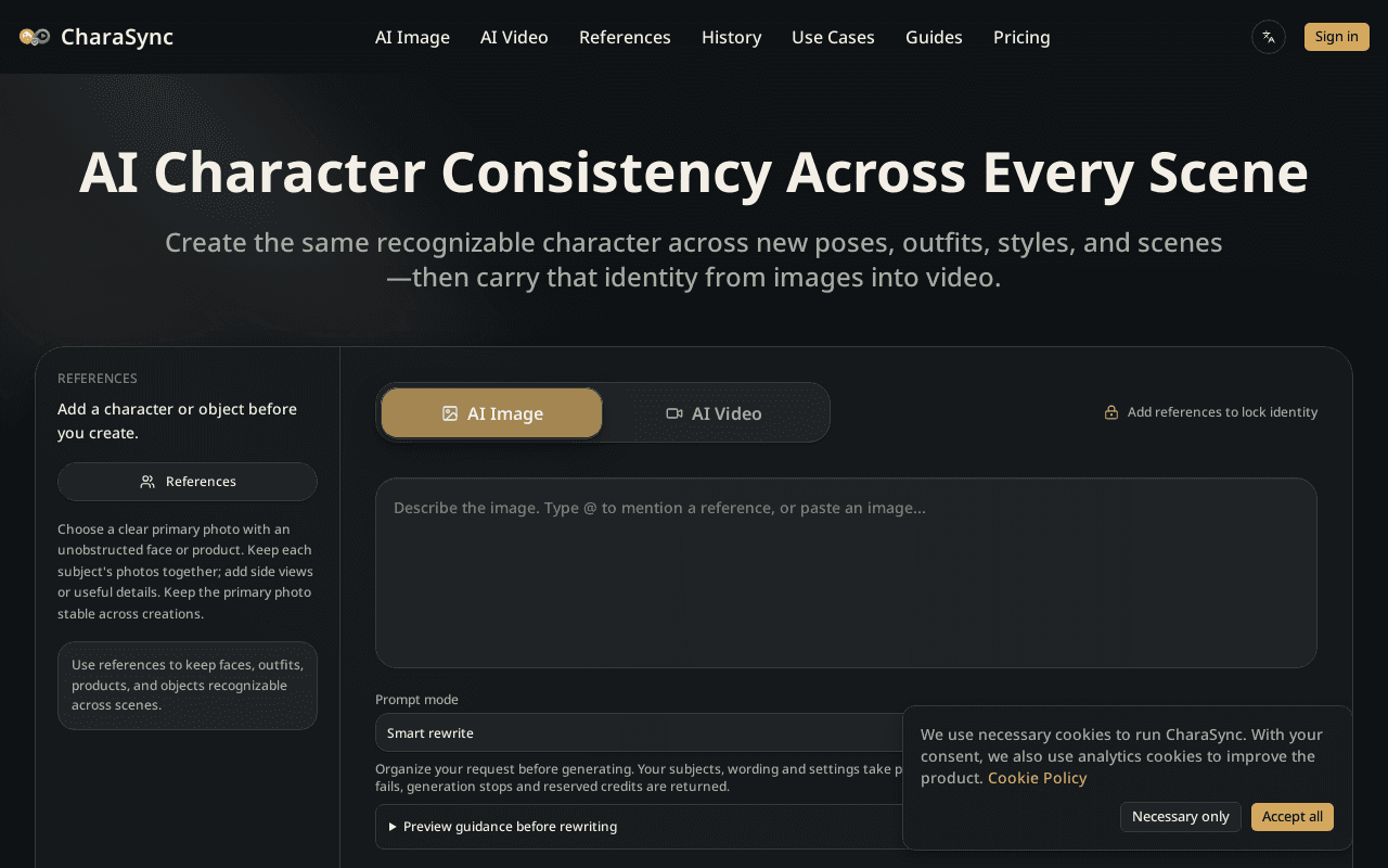 CharaSync screenshot 1