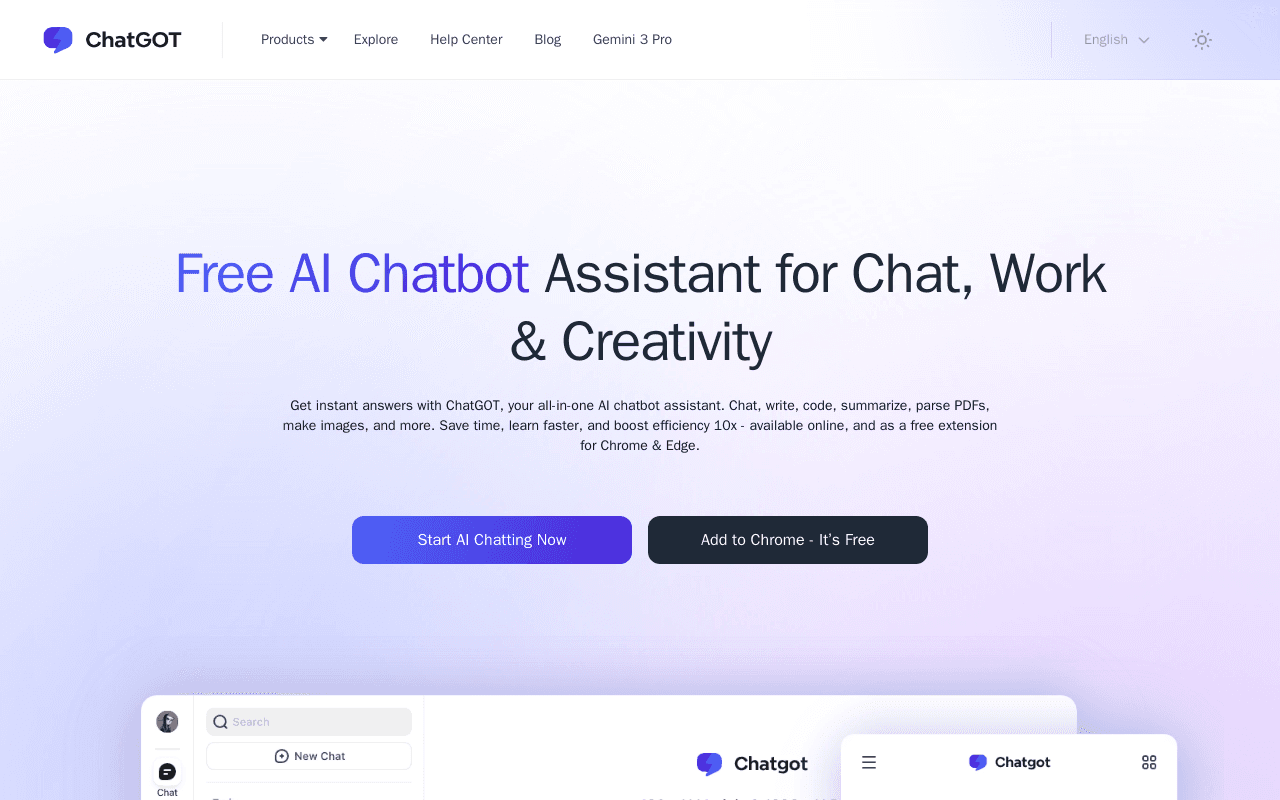 ChatGOT screenshot 1