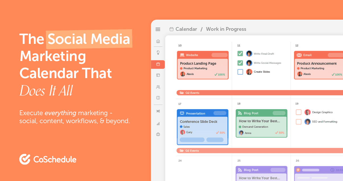 CoSchedule screenshot 1