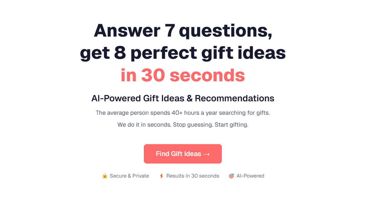 Discover Gift Ideas screenshot 1
