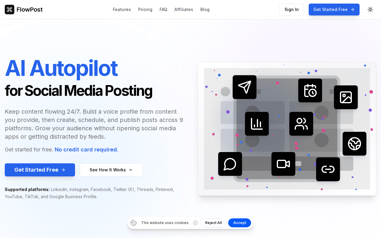 FlowPost AI screenshot 1