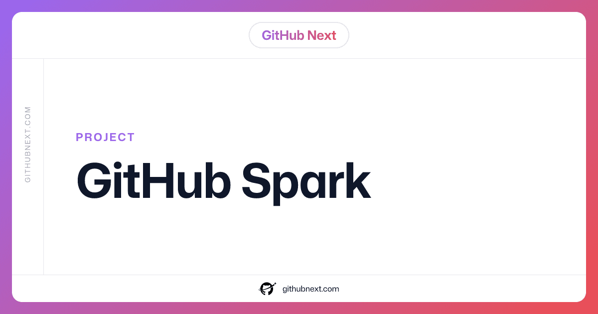 GitHub Spark screenshot 1