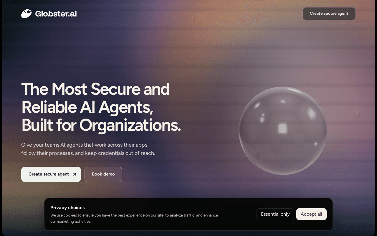 Globster screenshot 1