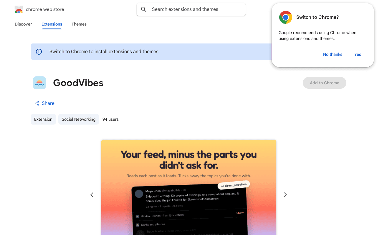 GoodVibes screenshot 1