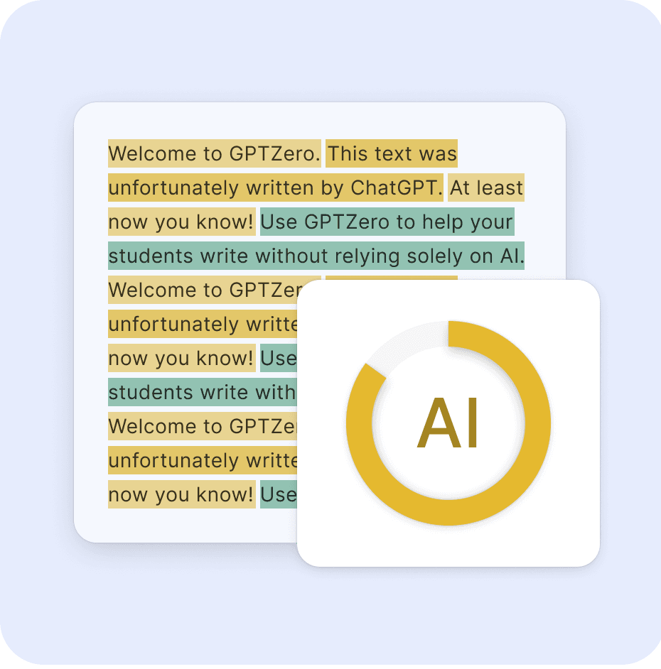 GPTZero screenshot 1