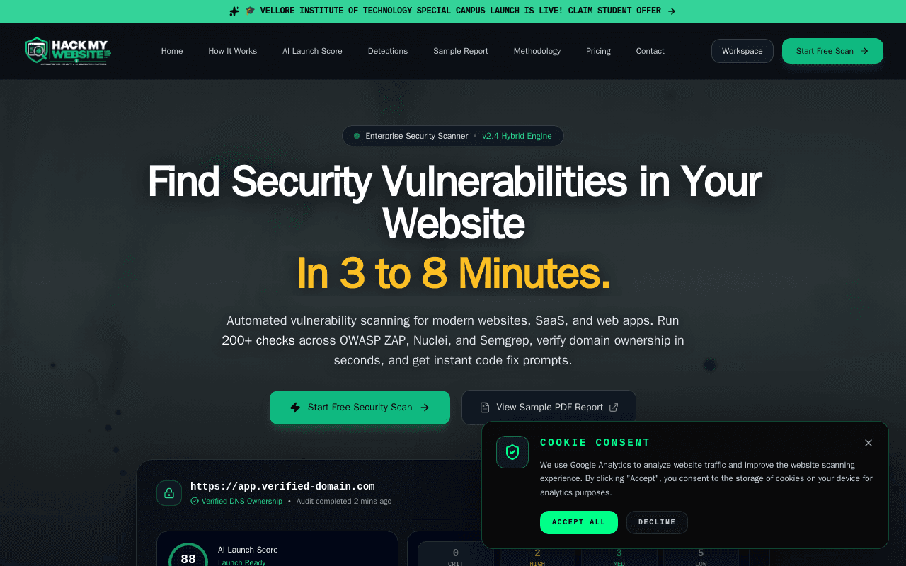 Hack My Website screenshot 1