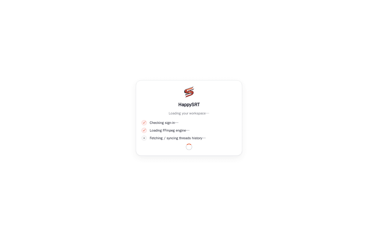 HappySRT screenshot 1