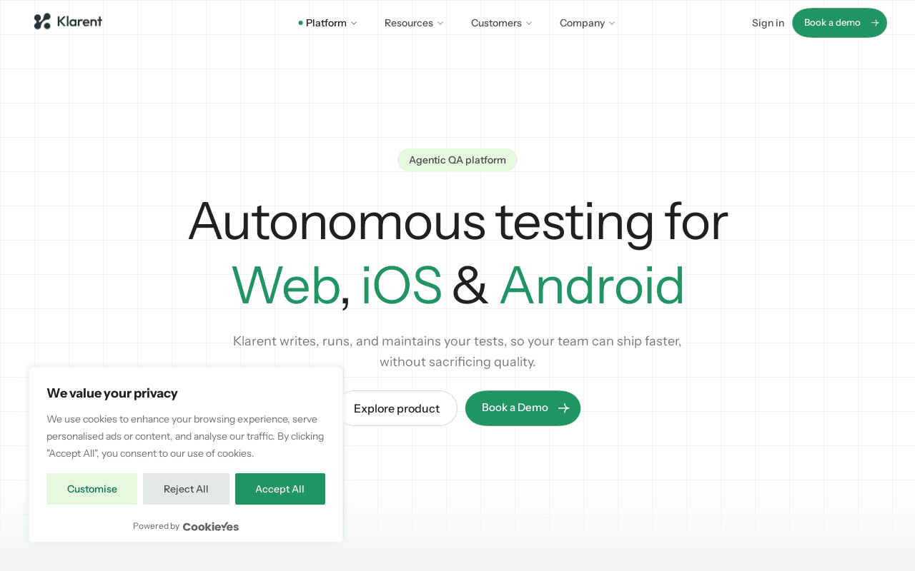Klarent screenshot 1