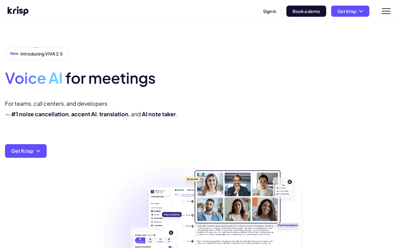 Krisp screenshot 1