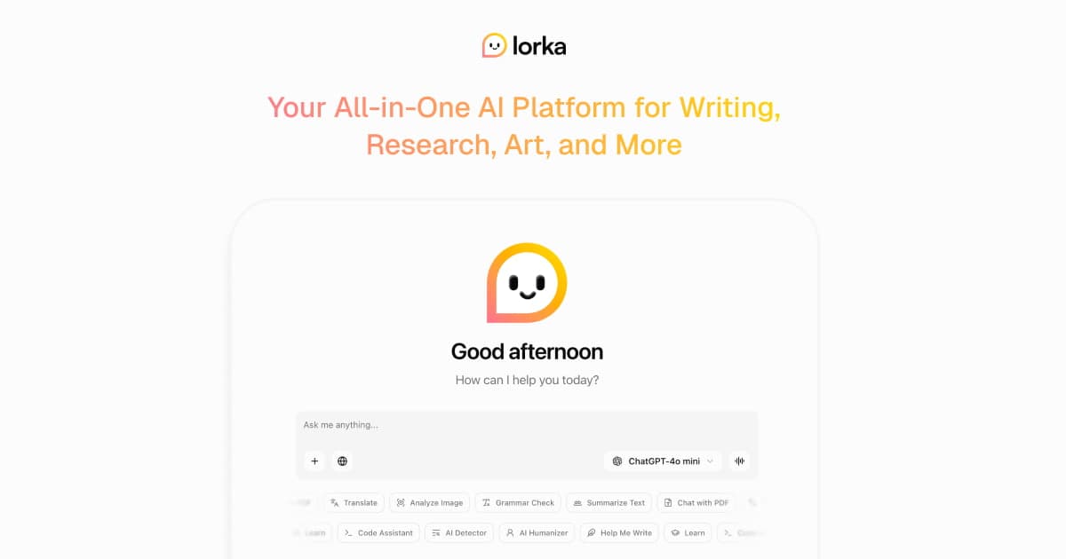 Lorka AI screenshot 1