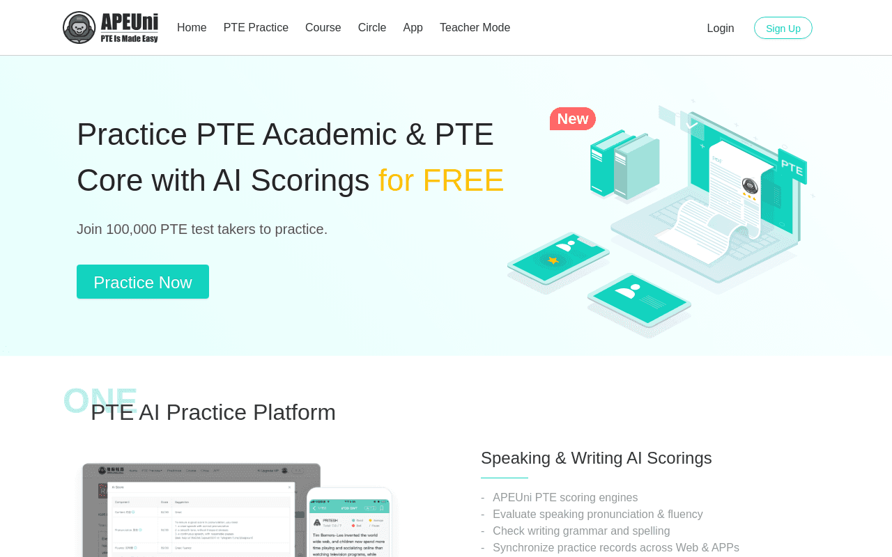 PTE APEUni screenshot 1