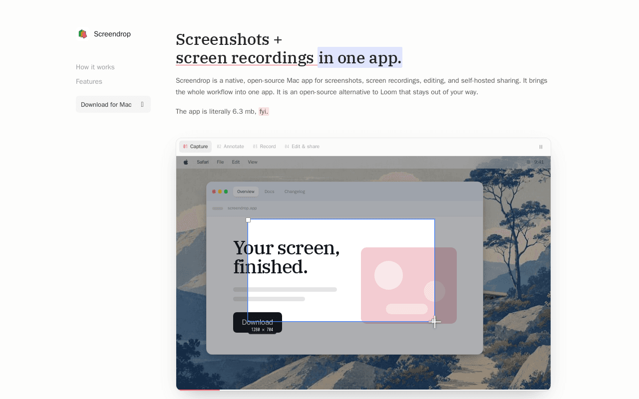 Screendrop screenshot 1