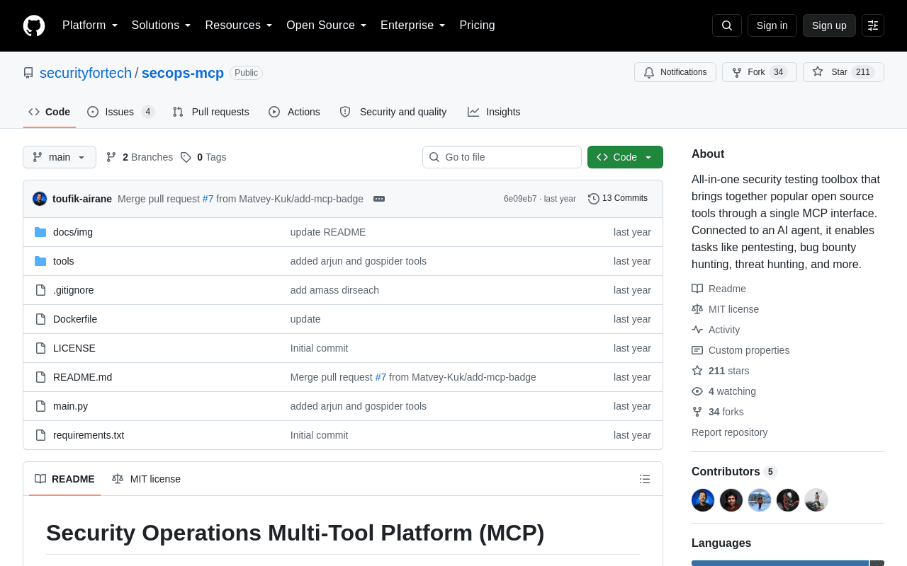 secops-mcp screenshot 1