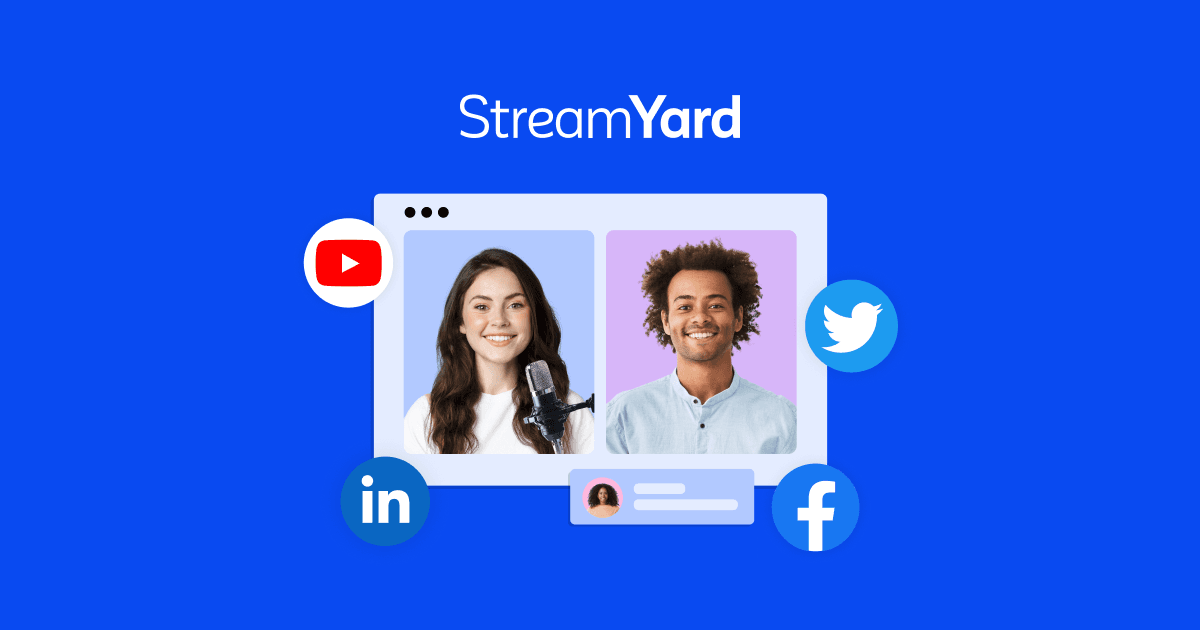 StreamYard screenshot 1