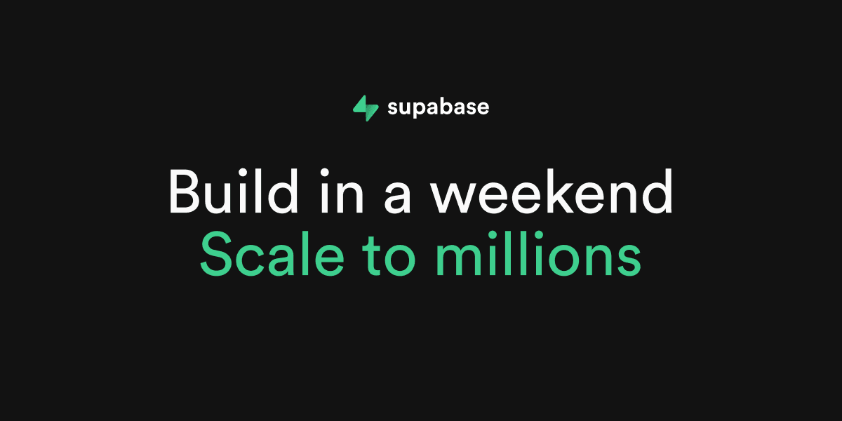 Supabase screenshot 1