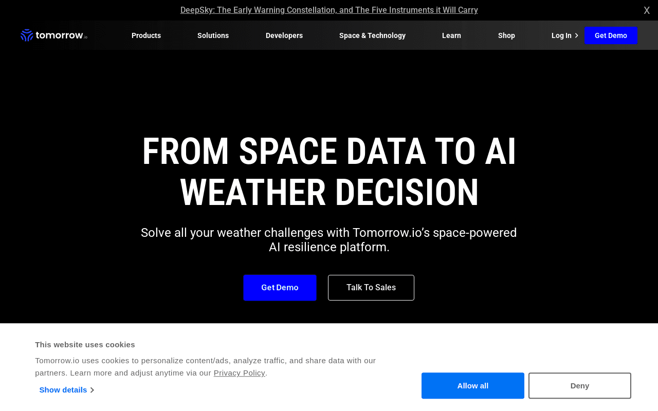 Tomorrow.io screenshot 1