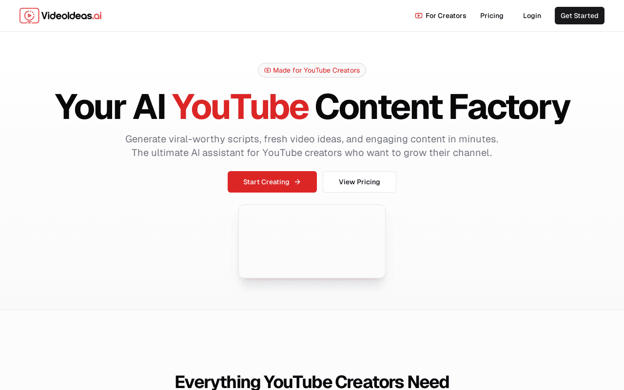 VideoIdeas.ai screenshot 1