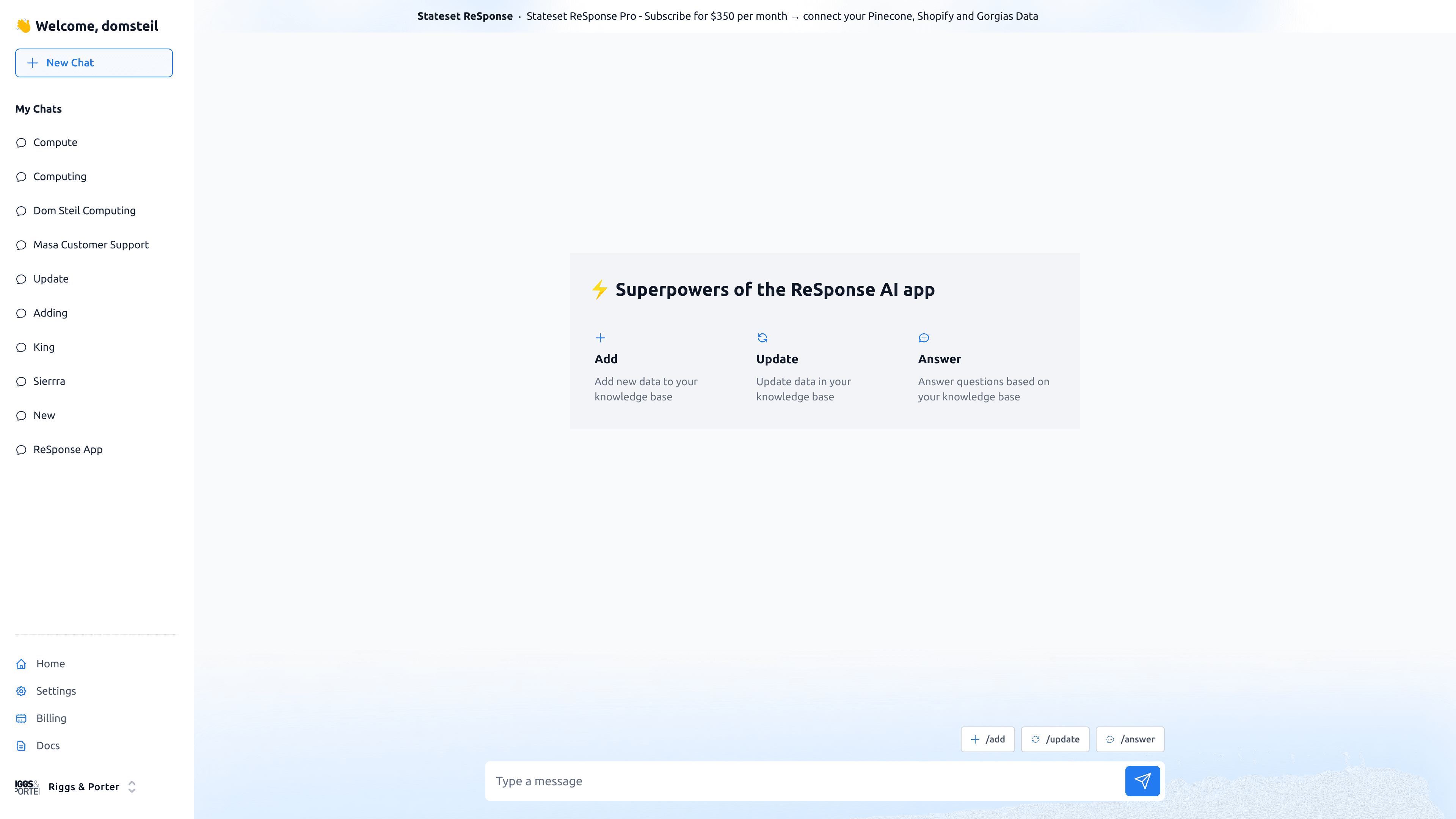 ResponseCX screenshot 1