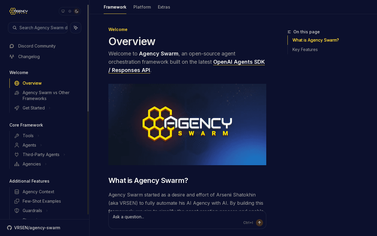 Agency Swarm screenshot 1