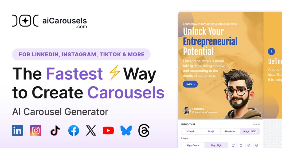 aiCarousels screenshot 1