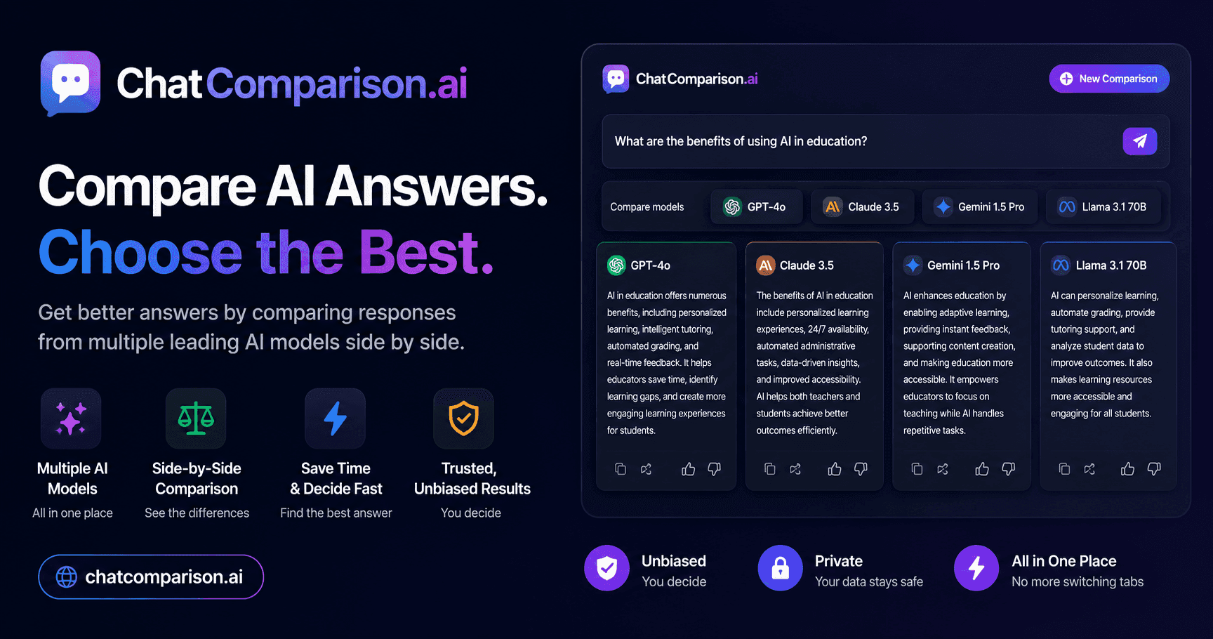 ChatComparison.ai screenshot 1