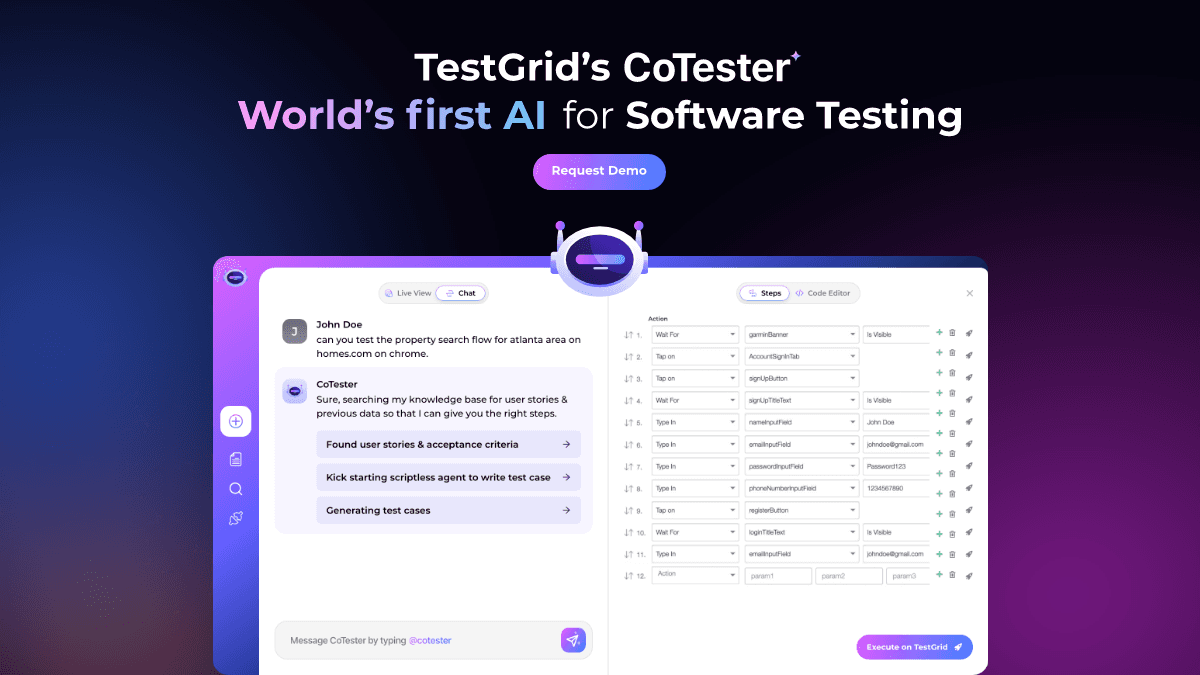CoTester (by TestGrid) screenshot 1