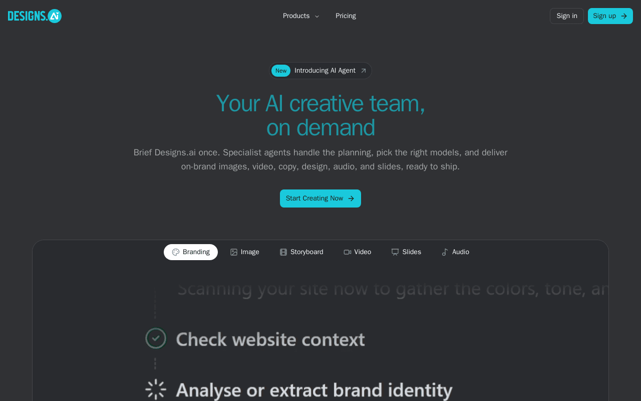 Designs.ai screenshot 1