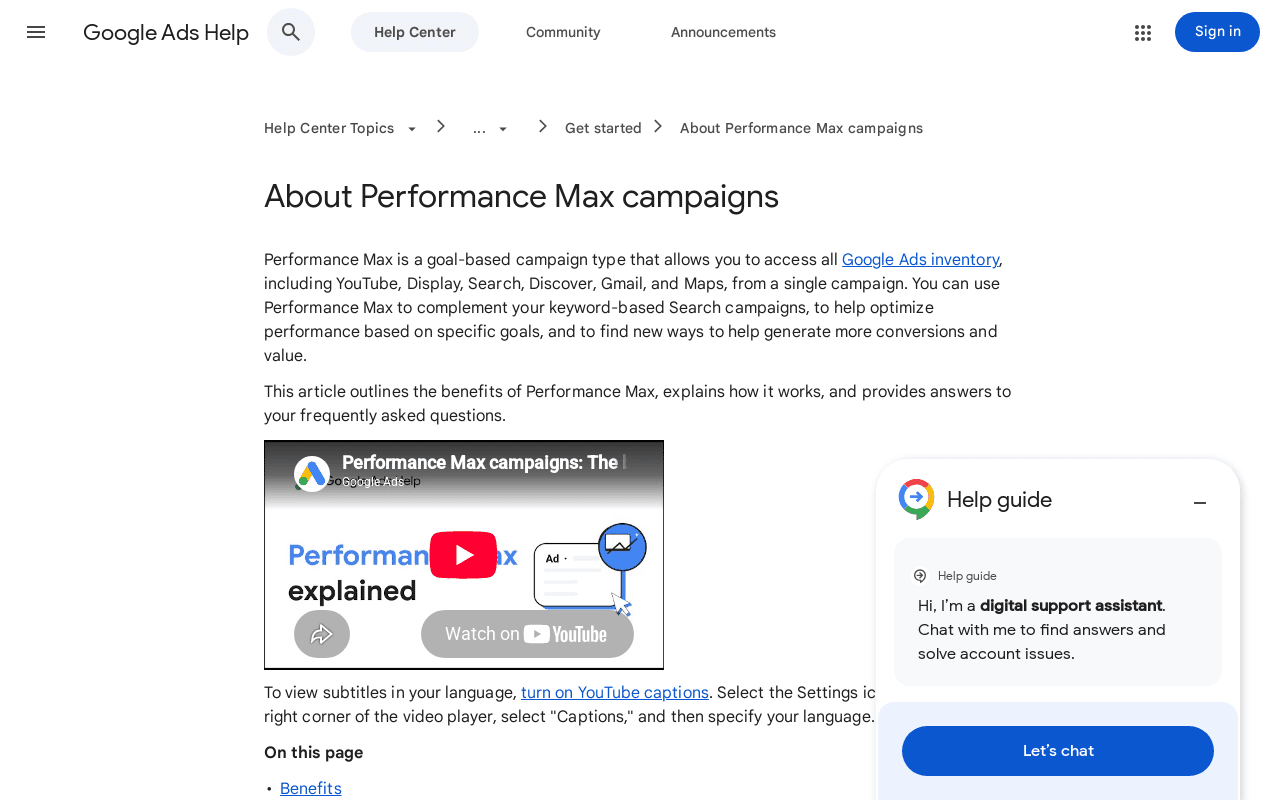 Google Ads Performance Max screenshot 1
