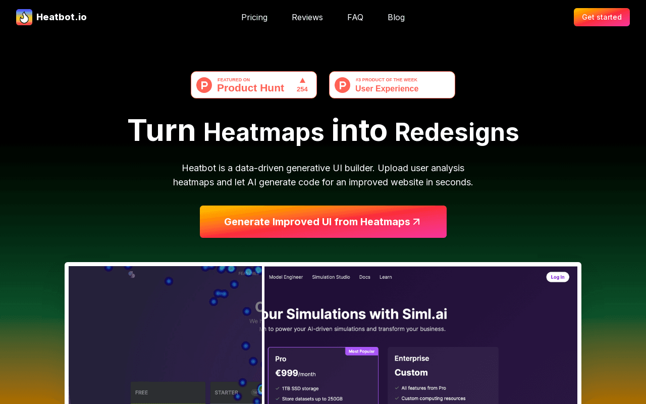 Heatbot.io screenshot 1