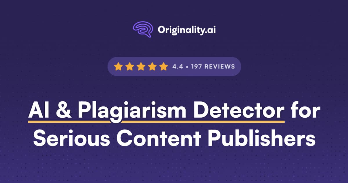 Originality.AI screenshot 2