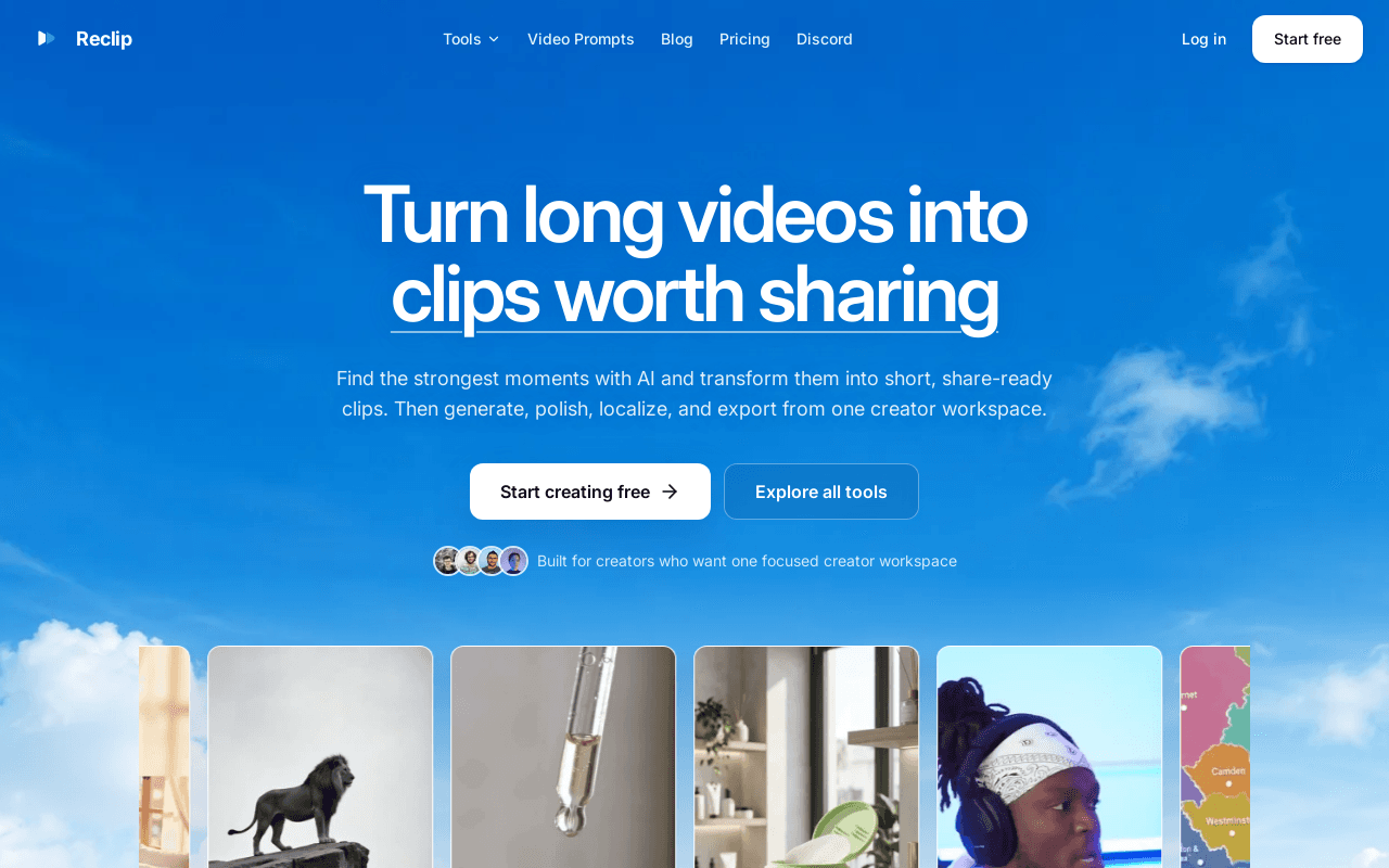 Reclip screenshot 1