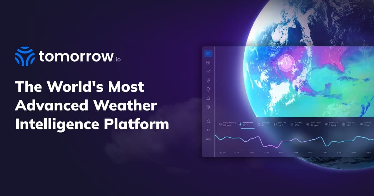 Tomorrow.io screenshot 2