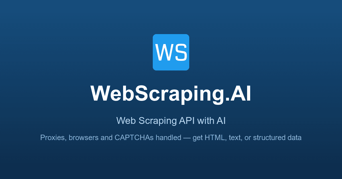 WebScraping.AI screenshot 1