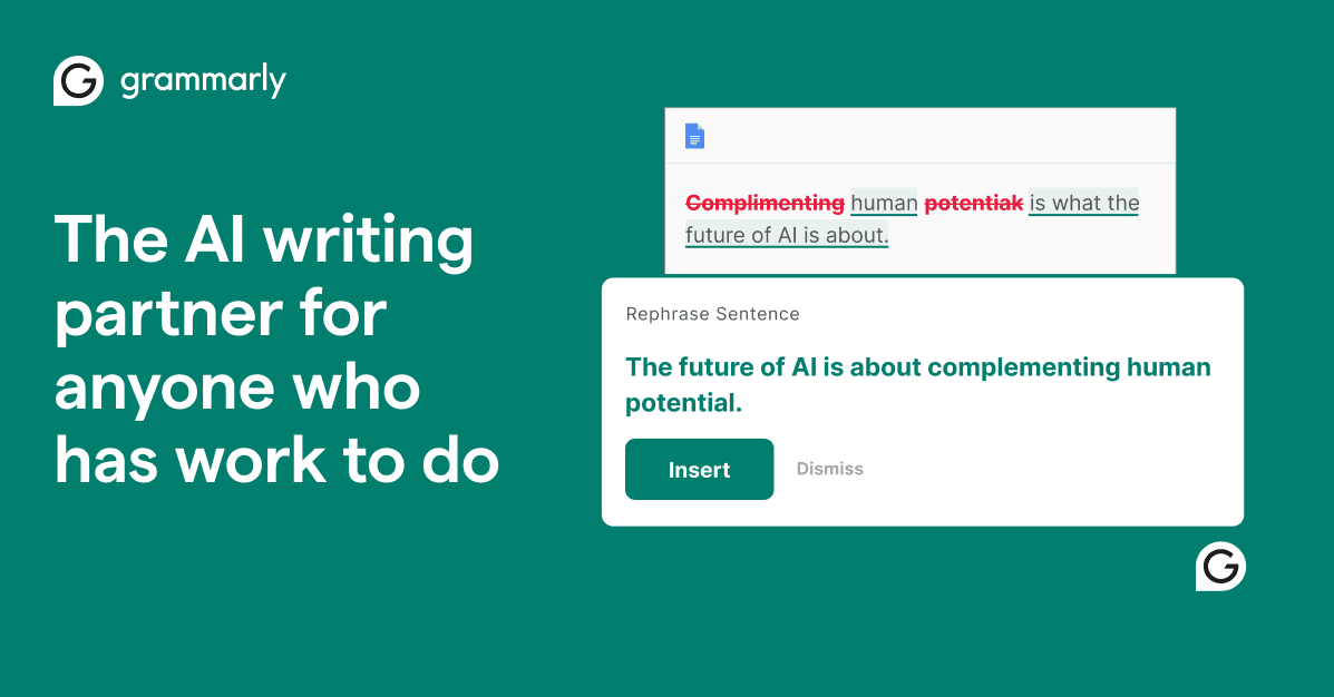 Grammarly screenshot 1